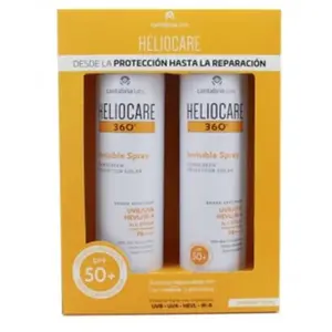 Comparateur de prix : Spray solaire transparent Heliocare 360º SPF50+ (lot de 2 x 200 ml)