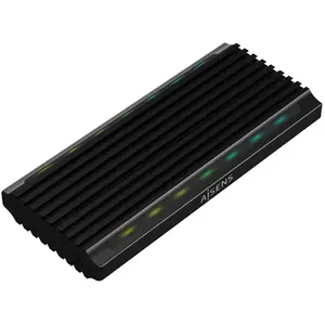 Comparateur de prix : Aisens ASM2-RGB012B (M.2), Boîtier pour disques durs, Noir