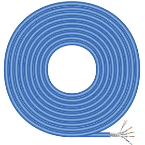 Comparateur de prix : Aisens A146-0664 Bobine Câble Réseau RJ45 Cat.7 S/FTP AWG23 LSZH CPR DCA 100m Bleu