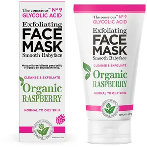 Masque facial The Conscious Glycolic Acid Framboise (50 ml) pas cher