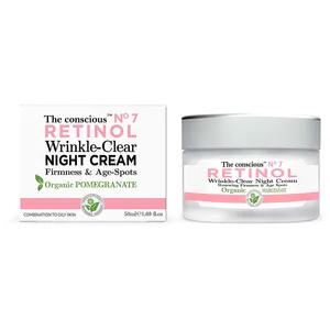 Comparateur de prix : The Conscious RETINOL wrinkle-clear night cream organic pomegranate 50 ml
