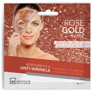 Masques Idc Institute  Masque Facial Anti-rides Hydratant À L 39;or Rose 27 Gr pas cher