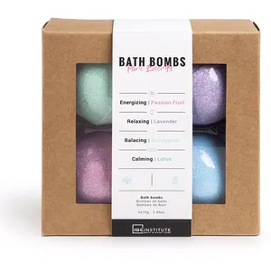 IDC INSTITUTE Coffret boules de bain parfumées - 4 x 70 gr pas cher
