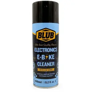 BLUB Spray Nettoyant pour Composants Électroniques 450ml | Nettoyeur Électronique pour Vélo Électrique | Nettoyant Contact Vélo Électrique | BLUB Nettoyant pour E-Bikes pas cher