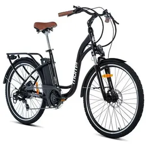Comparateur de prix : Velo de ville electrique moma bikes 26 2 shimano 7v noir