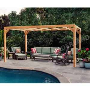 Comparateur de prix : Maderland Pergola en bois autoportante - modèle ALICANTE - 400 x 300 cm