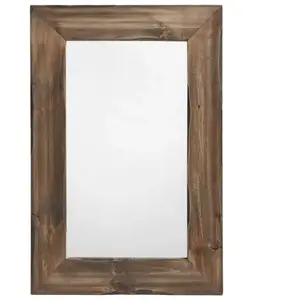 Hannun Miroir suspendu en bois récupéré 70 cm pas cher