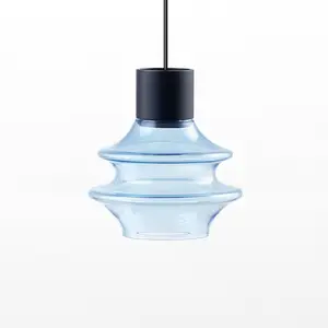 Comparateur de prix : Bover Drop S/01L suspension LED en verre, bleue