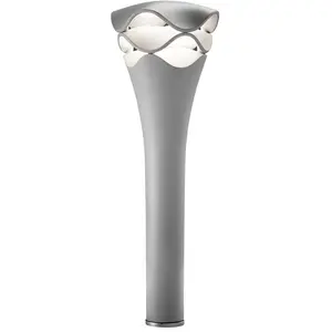 Bover CORNET-Borne d'extérieur LED métal anodisé H77cm