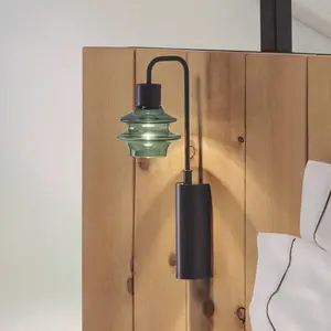 Comparateur de prix : Applique murale LED Bover Drop A/02, verte, verre, 2 700 K