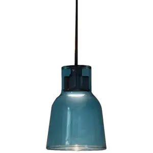Comparateur de prix : Bover Drip S/01L suspension LED en verre, bleue