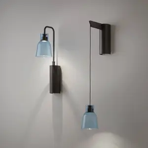 Bover Drip A/02 Applique murale LED, noir/bleu pas cher