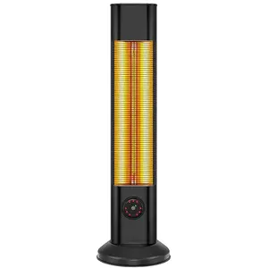Comparateur de prix : PUR LINE Chauffage halogène 2000W avec télécommande HEATY EX2000 CA 30x105x30 cm
