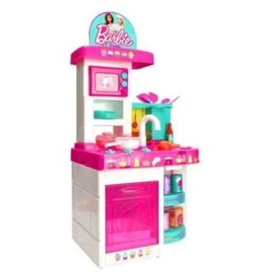 Comparateur de prix : Toy kitchen Barbie 40,5 x 30 x 81 cm Pink 