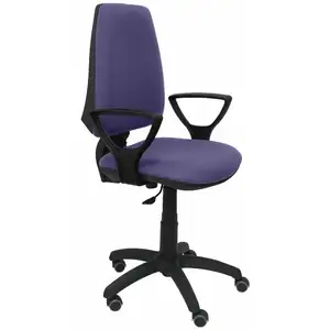 Piqueras y Crespo Elche CP Bali Chaise de Bureau Bras Fixes Parquet Roues Bleu Clair pas cher