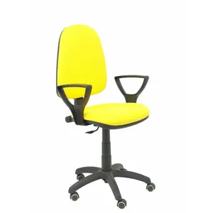 Piqueras y Crespo Modèle 04CPBALI100BGOLFRP Chaise de bureau ergonomique avec mécanisme de contact permanent, réglable en hauteur et roues de parquet pas cher