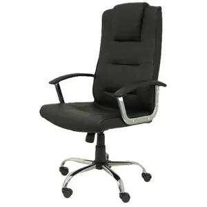 PIQUERAS Y CRESPO 5 Star New York Chaise de Bureau, Cuir, Noir, 66x83x32,5 cm pas cher