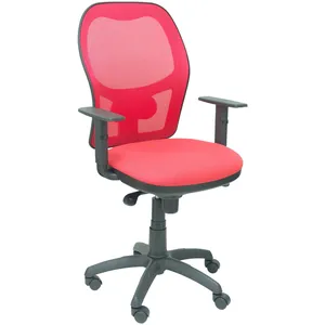 Piqueras y Crespo Jorquera Chaise en Maille Assise Bali Rouge pas cher