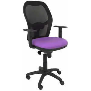 Comparateur de prix : piqueras-y-crespo Chaise Jorquera siège en filet noir bali lilas
