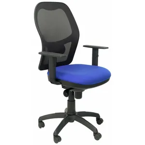 Comparateur de prix : Piqueras y Crespo Jorquera Chaise en maille noire Assise Bleu Bali