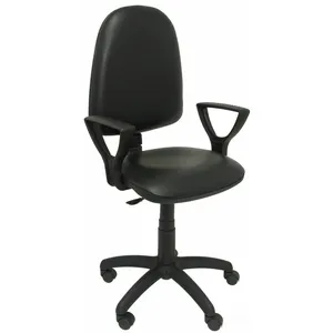 Piqueras y Crespo Chaise de Bureau Ayna Similpiel P&C 4NBGOLF Noir pas cher