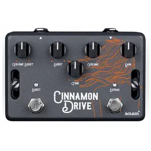 Aclam Cinnamon Drive pédale overdrive Dual Stage