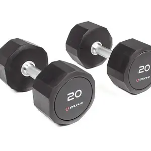 Olive Haltère de style professionnel O'live Fitness Noir 10 kg MAG7757397 pas cher