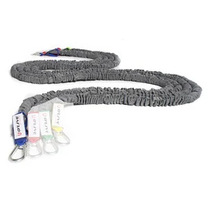 Olive Tube élastique Resist O'LIVE résistance extra forte avec mousqueton bleu pas cher