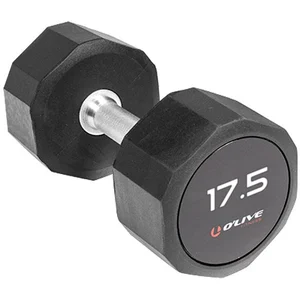 Olive Pro-style Dumbbells 17.5 Kg 17.5 kg pas cher