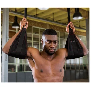 Olive Ab-straps Pair Exercise Bands Noir pas cher