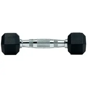 Bodytone Halteres hexagonales en caoutchouc 2 kg pas cher
