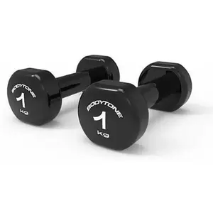 Haltères en vinyle Bodytone 1 kg (paire) pas cher
