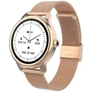 Comparateur de prix : DCU Tecnologic - Smartwatch Sophie - Montre intelligente femme Rose Go...