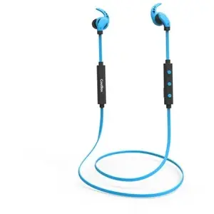 Écouteurs Bluetooth avec Microphone CoolBox COOLSPORTII Bleu pas cher