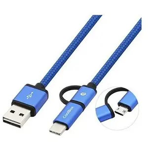 Câble USB vers Micro USB et USB C CoolBox COO-CAB-U2MC CoolBox pas cher