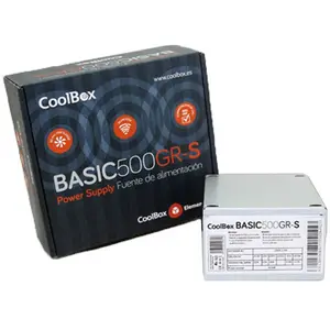 Comparateur de prix : COOLBOX BASIC500GR-S - Alimentation électrique (interne) - SFX12V - CA 230 V - 500 Watt