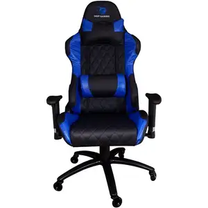 Comparateur de prix : CoolBox DeepCommand II - Chaise de jeu noir/bleu