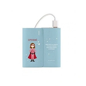 Susiko Supermamá PowerBank 4000mAh Bleu clair pas cher