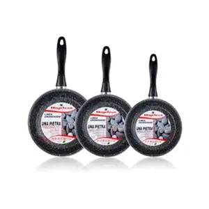 Comparateur de prix : Lot de 3 poêles 18-20-24 cm induction, antiadhésives PIERRE,, K2 Grans...