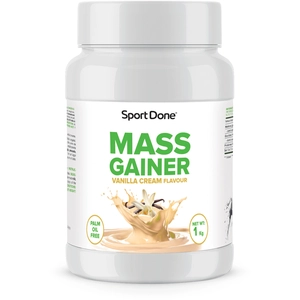 Mass Gainer à base de protéines et d'hydrates de carbone goût de Vanille Cream 1kg SportDone pas cher