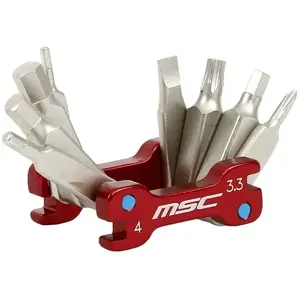 Msc Superflatxl Micro 12 Functions Multitool Rot Rot One Size pas cher