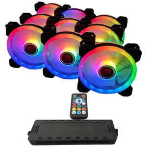 Comparateur de prix : Talius Ventilateur Tal-pack09-blk Argb/cronos 6 Pack 120 Mm