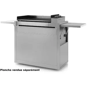 Comparateur de prix : Chariot Plancha FORGE ADOUR CH PIF 75 en inox fermé pour Premium 75