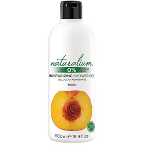 Gel de douche peach naturalium (500 ml)