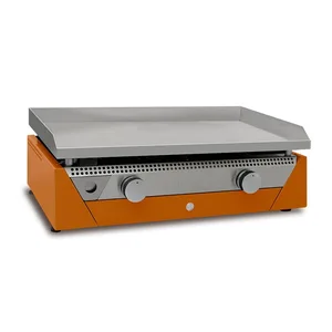 Simogas Plancha Gaz Acier Rectifié RAINBOW ORANGE pas cher