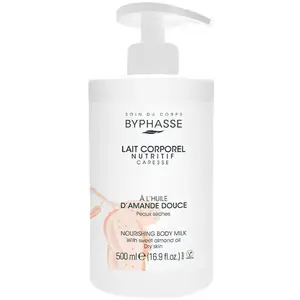 Byphasse Lait nourrissant - Amande douce - Peaux sèches - 500 ml pas cher
