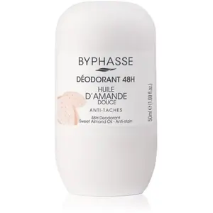 BYPHASSE Déodorant roll-on 48h - Huile d'amande douce - 50 ml pas cher