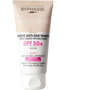 Byphasse Crème Visage Anti-âge avec couleur SPF50+ #light pas cher