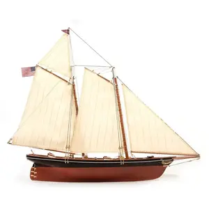 Comparateur de prix : OCCRE Maquette bateau en bois : yacht America 1851 – Coupe de l...