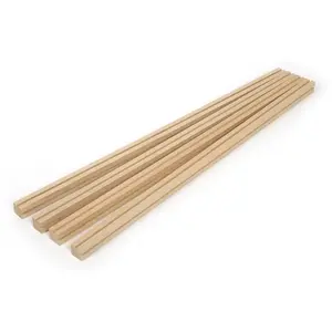 OCCRE Accessoire Maquette : Profilé bois pour vitrine sur mesure 4x1m